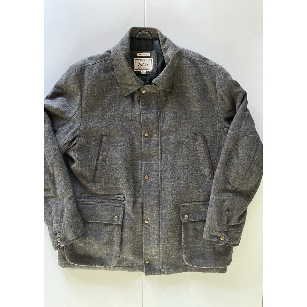 XXL Jos. A. Bank 1905 Wool Blend Tailored Fit Coat